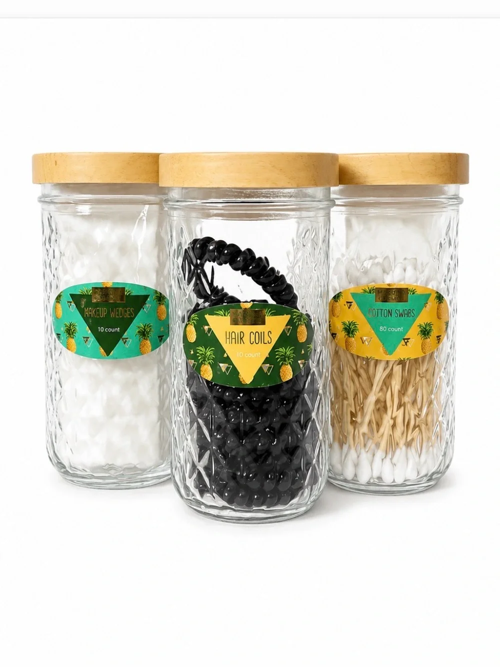 Marina & Demme Essential Accessories Set - Glass/Bamboo